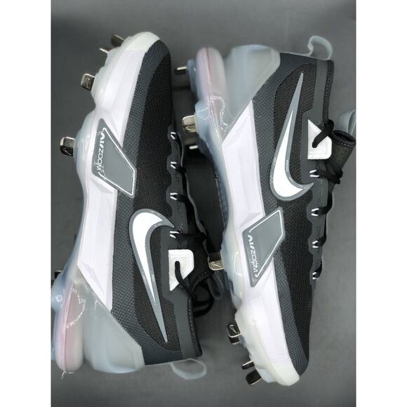 Nike Force Zoom Trout 9 Elite Metal Black Baseball Cleats FB2906-001, Mens Sz8 main image 4